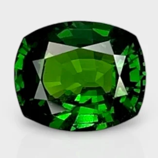2.7 Cts. Tsavorite Garnet 9.05x7.66mm Faceted Cushion Shape AAA Grade Loose Gemstone - Total 1 Pc.