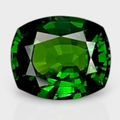 2.7 Cts. Tsavorite Garnet 9.05x7.66mm Faceted Cushion Shape AAA Grade Loose Gemstone - Total 1 Pc.
