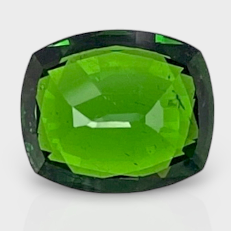 Tsavorite Garnet 9.05x7.66mm Faceted Cushion AAA Loose Gemstone - 170322