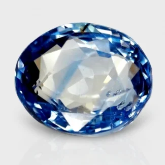 4.06 Cts. Blue Sapphire 9.66x7.90mm Faceted Oval Shape A+ Grade Loose Gemstone - Total  1 Pc.