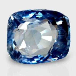3.27 Cts. Blue Sapphire 8.05x6.81mm Faceted Cushion Shape A+ Grade Loose Gemstone - Total 1 Pc.