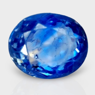 3.12 Cts. Blue Sapphire 8.46x6.98mm Faceted Oval Shape A+ Grade Loose Gemstone - Total 1 Pc.
