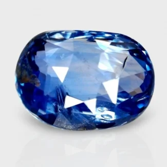 4.08 Cts. Blue Sapphire 10.52x7.43mm Faceted Cushion Shape A+ Grade Loose Gemstone - Total 1 Pc.