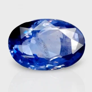 4.22 Cts. Blue Sapphire 11.14x7.40mm Faceted Oval Shape A+ Grade Loose Gemstone - Total 1 Pc.