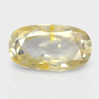 4.83 Cts. Yellow Sapphire 12.10x6.70mm Faceted Oval Shape A+ Grade Loose Gemstone - Total 1 Pc.
