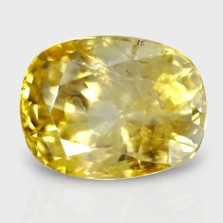8.68 Cts. Yellow Sapphire 11.86x8.99mm Faceted Oval Shape A+ Grade Loose Gemstone - Total 1 Pc.