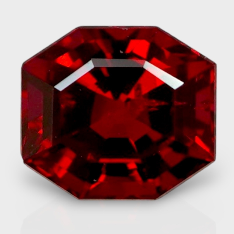 0.8 Cts. Red Spinel 5.59x4.99mm Faceted Fancy Shape AAA Grade Loose Gemstone - Total 1 Pc.