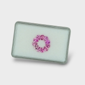 Pink Tourmaline 5x4mm Faceted Pear AA Gemstones Parcel - 170218