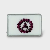 Rubellite Tourmaline 6x4mm Faceted Pear A Gemstones Parcel - 170196