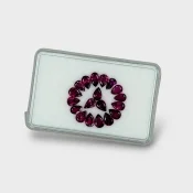 Rubellite Tourmaline 6x4mm Faceted Pear A Gemstones Parcel - 170196