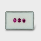 Pink Tourmaline 8x6mm Faceted Oval AA+ Gemstones Parcel - 170163