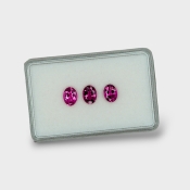 Pink Tourmaline 8x6mm Faceted Oval AA+ Gemstones Parcel - 170163