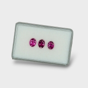 Pink Tourmaline 8x6mm Faceted Oval AA+ Gemstones Parcel - 170163