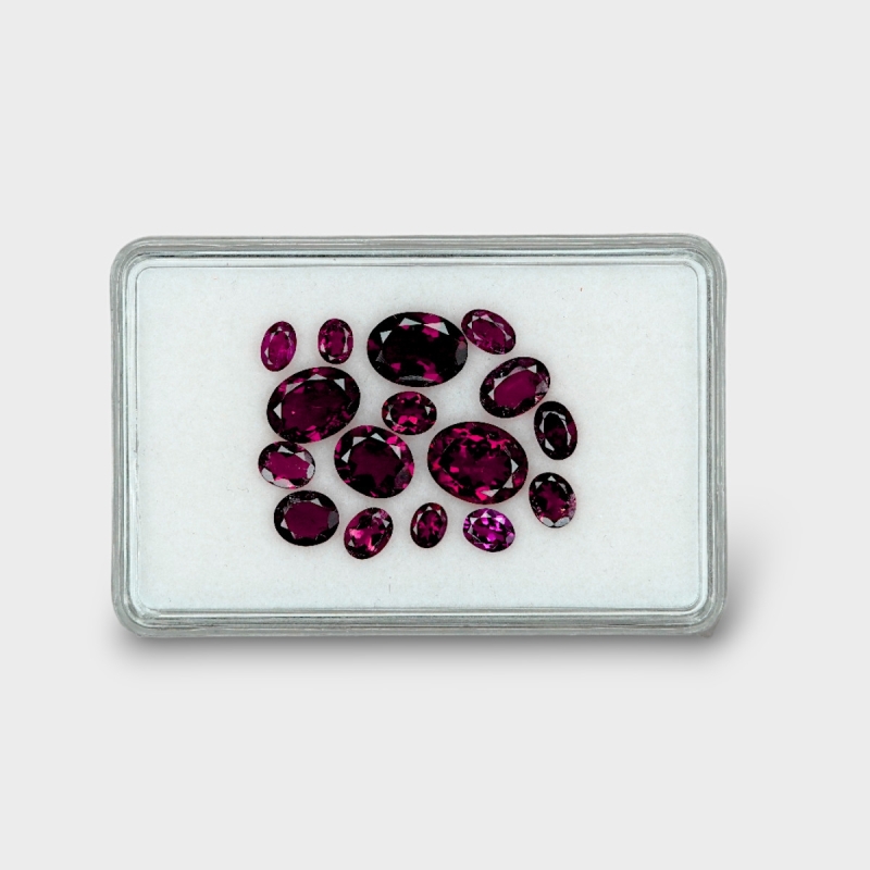 Pink Tourmaline 4x3-9x7mm Faceted Oval B Gemstones Parcel - 170332