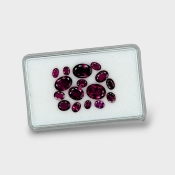 Pink Tourmaline 4x3-9x7mm Faceted Oval B Gemstones Parcel - 170332