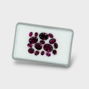 Pink Tourmaline 4x3-9x7mm Faceted Oval B Gemstones Parcel - 170332