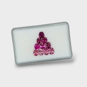 Pink Tourmaline 6x5mm Faceted Oval A+ Gemstones Parcel - 170200