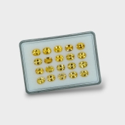 Yellow Beryl 9x7mm Faceted Oval AAA Gemstones Parcel - 170601