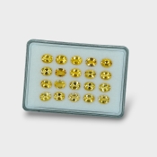 Yellow Beryl 9x7mm Faceted Oval AAA Gemstones Parcel - 170601