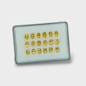 Yellow Beryl 8x6mm Faceted Oval AAA Gemstones Parcel - 170591