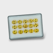 Yellow Beryl 11x9mm Faceted Oval AAA Gemstones Parcel - 170595