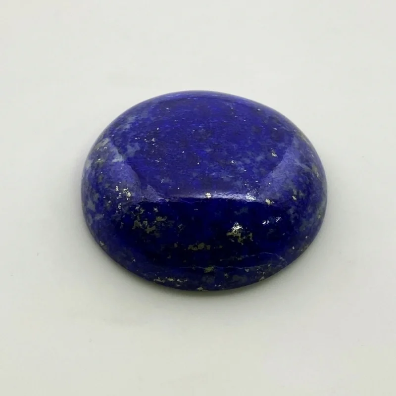 78.55 Cts. Lapis Lazuli 31mm Smooth Round Shape AAA Grade Loose Cabochon - Total 1 Pc.