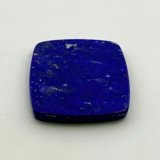 40.5 Cts. Lapis Lazuli 30mm Smooth Square Cushion  Shape AAA Grade Loose Cabochon - Total 1 Pc.
