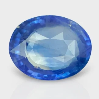 9.5 Cts. Blue Sapphire 11.22x14.27mm Faceted Oval Shape A+ Grade Loose Gemstone - Total 1 Pc.