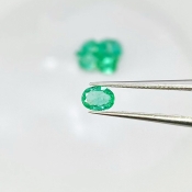 Emerald 5x3-5.5x4mm Faceted Oval A Grade Gemstones Parcel - 152367
