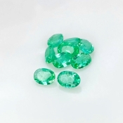 Emerald 5x3-5.5x4mm Faceted Oval A Grade Gemstones Parcel - 152367