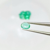 Emerald 5x3-5.5x4mm Faceted Oval A Grade Gemstones Parcel - 152367