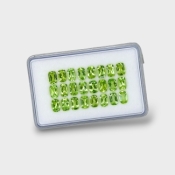 Peridot 6x4mm Faceted Cushion AA Gemstones Parcel - 180186