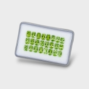 Peridot 6x4mm Faceted Cushion AA+ Gemstones Parcel - 180187