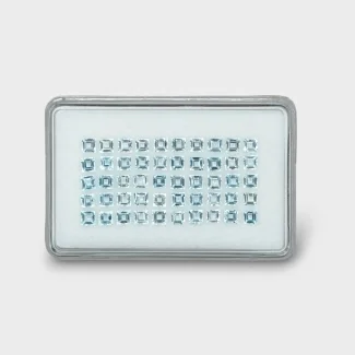 6.85 Cts. Aquamarine 3mm Step Cut Square Shape A+ Grade Gemstones Parcel - Total 50 Pc.