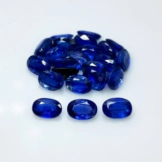 13.82 Cts. Kyanite 6x4mm Faceted Oval Shape A+ Grade Gemstones Parcel - Total 23 Pc.