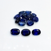 32.2 Cts. Kyanite 5X7-7X9mm Faceted Oval Shape B Grade Gemstones Parcel - Total 17 Pc.