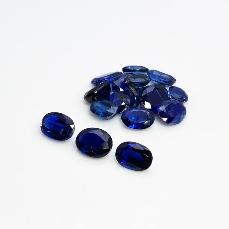 Kyanite 5X7-7X9mm Faceted Oval B Gemstones Parcel - 170724