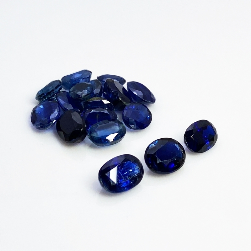 Kyanite 5X7-7X9mm Faceted Oval B Gemstones Parcel - 170724