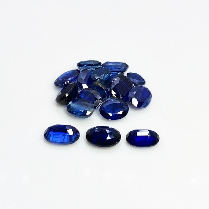 Kyanite 5X7-7X9mm Faceted Oval B Gemstones Parcel - 170724