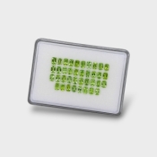 Peridot 6x4mm Faceted Cushion AA Gemstones Parcel - 180210