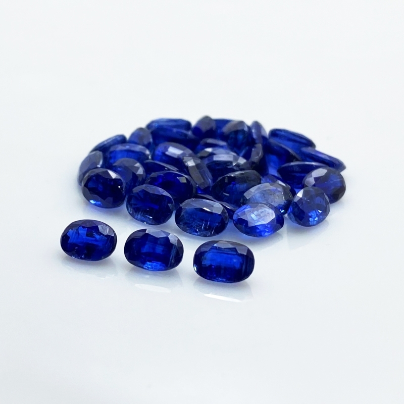Kyanite 6x4mm Faceted Oval A Gemstones Parcel - 170907