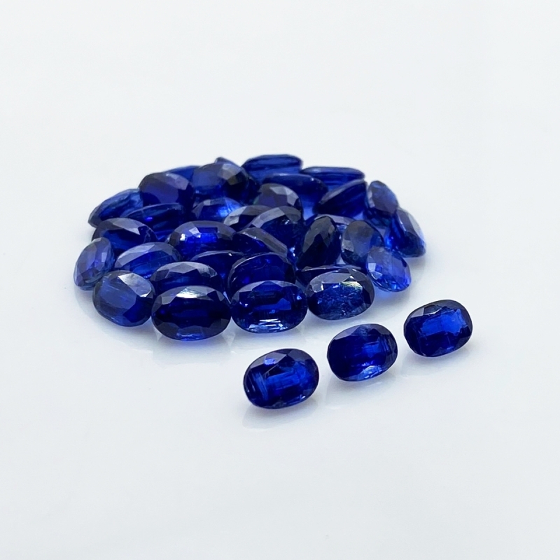 Kyanite 6x4mm Faceted Oval A Gemstones Parcel - 170907