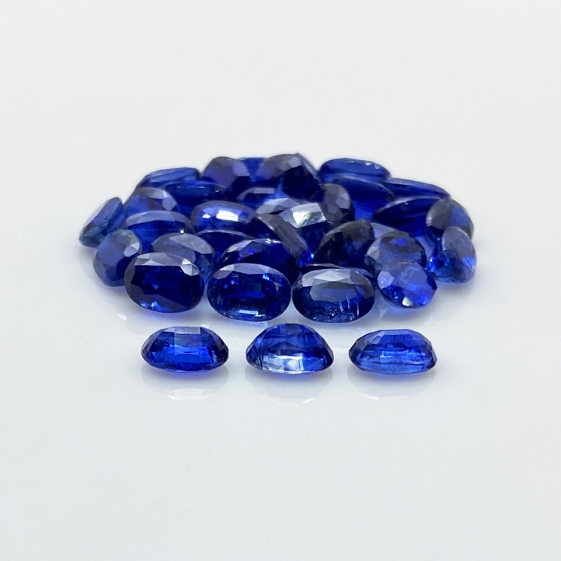 Kyanite 6x4mm Faceted Oval A Gemstones Parcel - 170907
