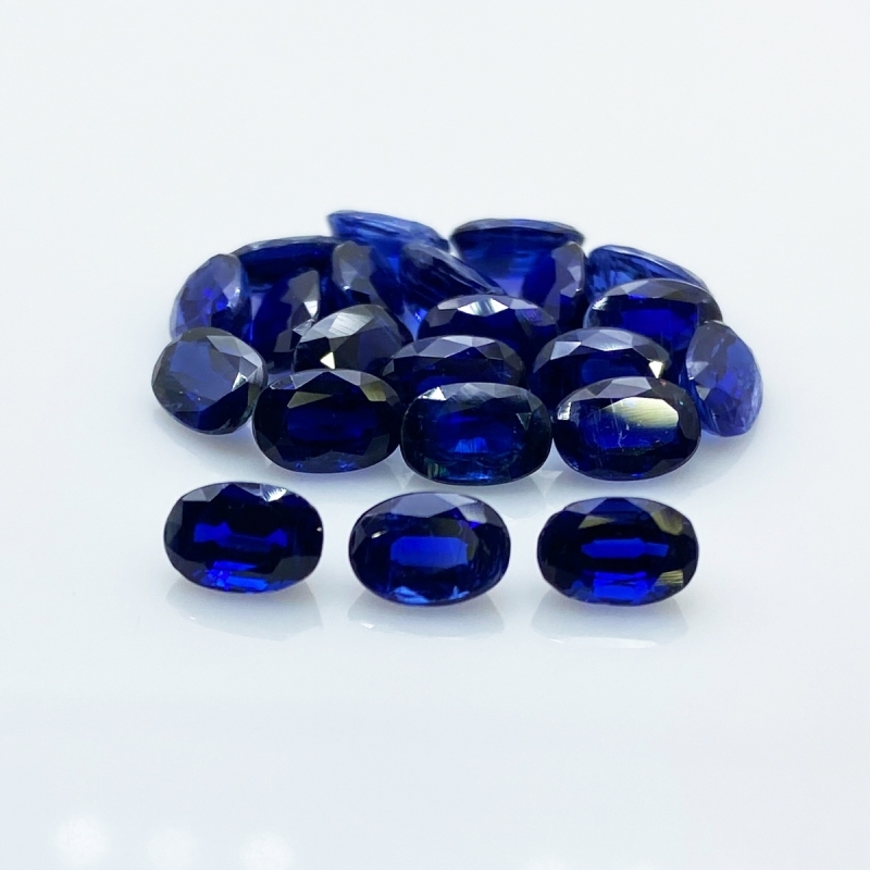 15.58 Cts. Kyanite 6x4mm Faceted Oval Shape A+ Grade Gemstones Parcel - Total 22 Pc.