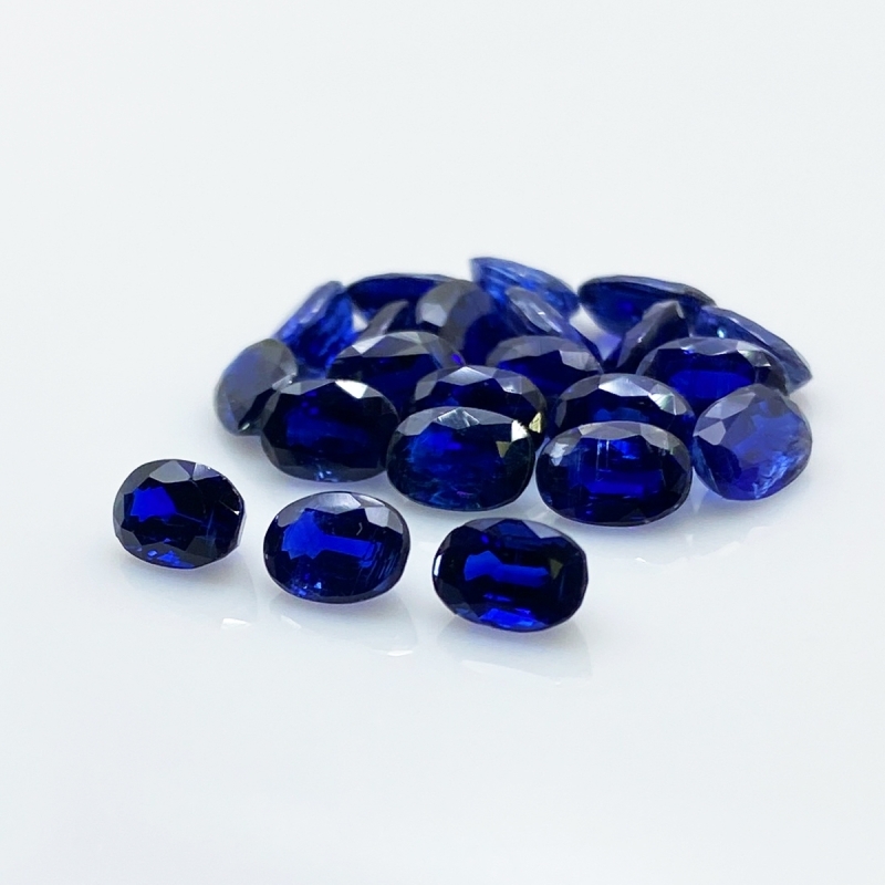 Kyanite 6x4mm Faceted Oval A+ Gemstones Parcel - 170905