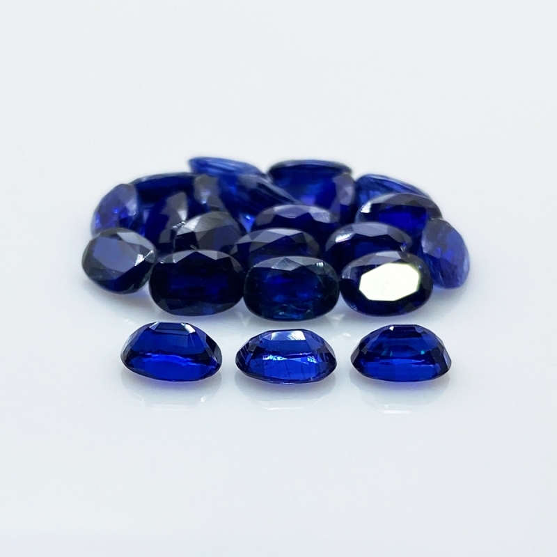 Kyanite 6x4mm Faceted Oval A+ Gemstones Parcel - 170905