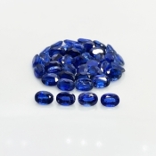 43.68 Cts. Kyanite 7x5mm Faceted Oval Shape B Grade Gemstones Parcel - Total 41 Pc.
