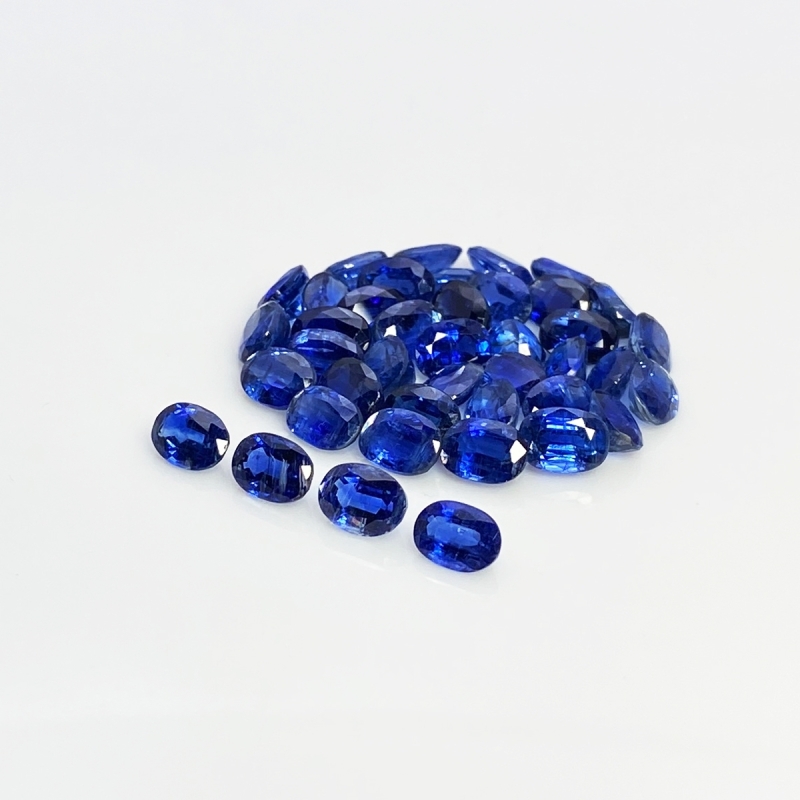 Kyanite 7x5mm Faceted Oval B Gemstones Parcel - 170876