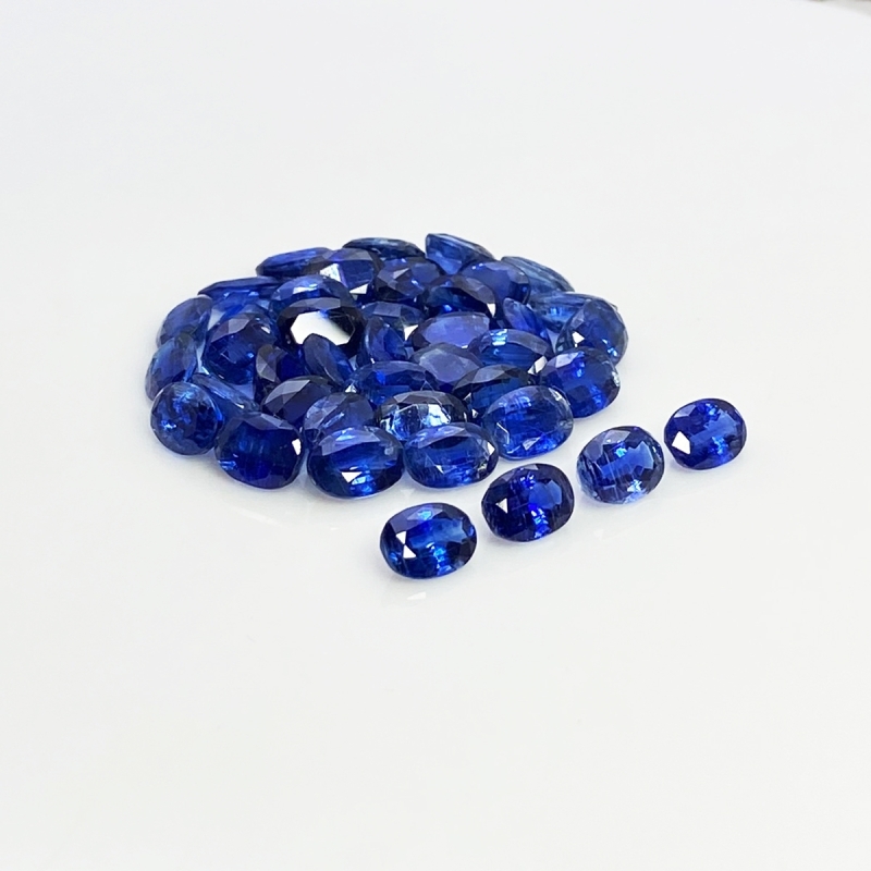 Kyanite 7x5mm Faceted Oval B Gemstones Parcel - 170876