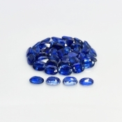 Kyanite 7x5mm Faceted Oval B Gemstones Parcel - 170876